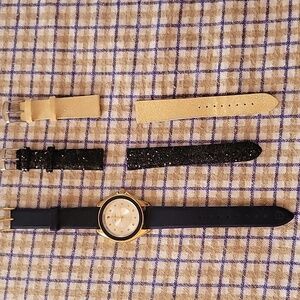 Michele watch with 2 extra bands